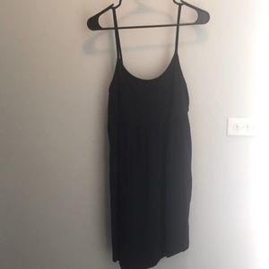 H&M navy cotton stretchy sundress